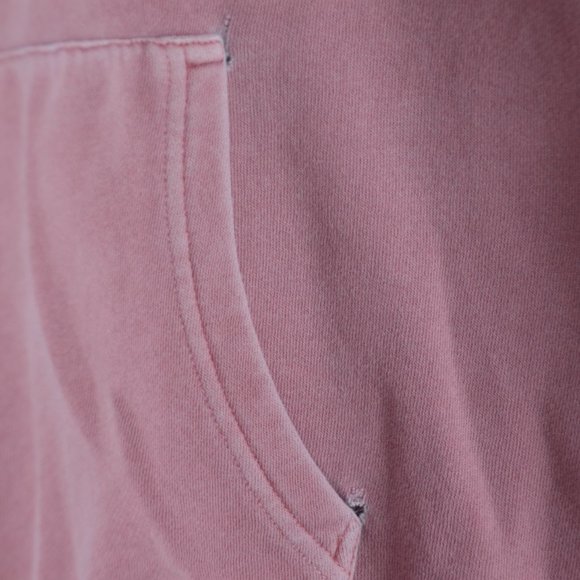 Pink Obey Hoodie – Size L, Worn-In Style, Distressed with Missing Drawstring - Picture 2 of 6